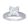 Image 1 : 14KT White Gold 1.63ctw Diamond Ring