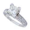 Image 2 : 14KT White Gold 1.63ctw Diamond Ring