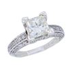 Image 3 : 14KT White Gold 1.63ctw Diamond Ring