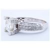 Image 4 : 14KT White Gold 1.63ctw Diamond Ring