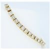 Image 7 : 14KT Yellow Gold 6.00ctw Diamond Tennis Bracelet