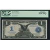 Image 1 : 1899 $1 Black Eagle Silver Certificate PCGS 53PPQ