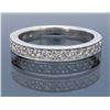 Image 1 : 14KT White Gold 0.25ctw Diamond Wedding Band