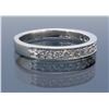 Image 2 : 14KT White Gold 0.25ctw Diamond Wedding Band