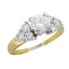 Image 8 : 18KT Yellow Gold 0.53ct GIA Cert Diamond Ring