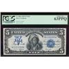 Image 1 : 1899 $5 Chief Silver Certificate PCGS 63PPQ