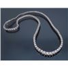 Image 1 : 14KT White Gold 5.75ctw Diamond Necklace