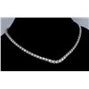 Image 7 : 14KT White Gold 5.75ctw Diamond Necklace