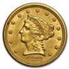 Image 1 : 1873 $2 1/2 Liberty Head Quarter Eagle Gold Coin