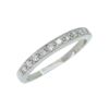 Image 2 : Palladium 0.15ctw Diamond Wedding Band