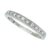 Image 3 : Palladium 0.15ctw Diamond Wedding Band