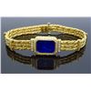 Image 2 : 18KT Yellow Gold Baume & Mercier Diamond Bracelet