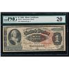Image 1 : 1866 $1 Martha Washington Silver Certificate PMG 20