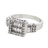 Image 1 : 14KT White Gold 1.00ctw Diamond Ring