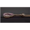 Image 7 : Levian 14KT Rose Gold Amethyst and Diamond Pendant with Chain