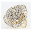 Image 2 : 14KT Yellow Gold 2.50ctw Diamond Ring