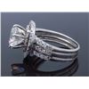 Image 5 : 14K White Gold 2.98ctw Diamond Ring