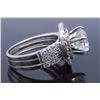 Image 6 : 14K White Gold 2.98ctw Diamond Ring