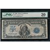 Image 1 : 1899 $5 Chief Silver Certificate PMG 20