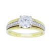 Image 1 : 18KT Yellow Gold 0.98ctw Diamond Ring