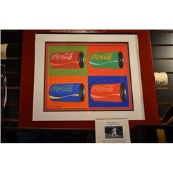 Original Signed Andy Warhol - Gouache on Paper Painting -  Coca-Cola 