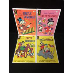 WALT DISNEY UNCLE SCROOGE COMIC BOOK LOT (GOLD KEY COMICS)