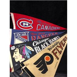 NHL HOCKEY PENANTS LOT