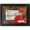 Image 1 : UPPER DECK LEGENDARY SCRIPTS LANNY McDONALD AUTOGRAPHED HOCKEY CARD