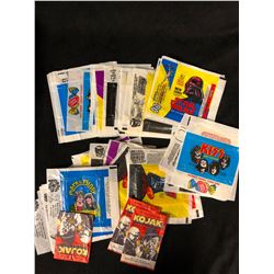 MIXED WAX PACKS WRAPPERS LOT