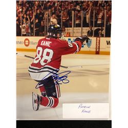 PATRICK KANE LIVE AUTOGRAPHED 8" X 10" COLOR PHOTO