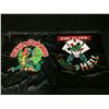 Image 1 : THE ROLLING STONES & THE CLASH SATIN FLAGS LOT