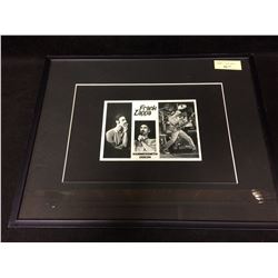 ORIGINAL 1980'S FRANK ZAPPA FRAMED POSTCARD