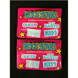 ROCKSTARS BUBBLE GUM CARDS LOT