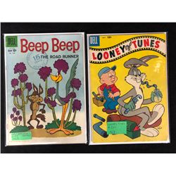 DELL COMIC BOOK LOT (BEEP BEEP THE ROAD RUNNER, LOONEY TUNES)