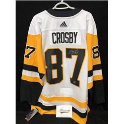 SIDNEY CROSBY SIGNED PENGUINS JERSEY W/ FRAMEWORTH COA