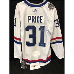 CAREY PRICE SIGNED CANADIENS HOCKEY JERSEY W/ FRAMEWORTH COA