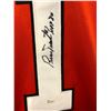 Image 2 : Bernie Parent Signed Flyers Jersey Inscribed "HOF 84" (JSA COA)