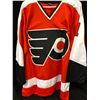 Image 3 : Bernie Parent Signed Flyers Jersey Inscribed "HOF 84" (JSA COA)