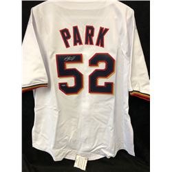 Byung-ho Park Signed Twins Jersey (Schwartz COA)