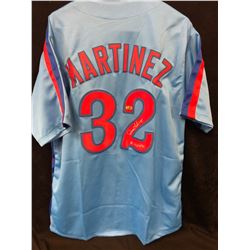 Dennis Martinez Signed Expos Jersey (JSA COA)