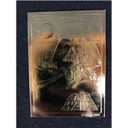 LIMITED EDITION Star Wars 23KT Gold Card Sculptured