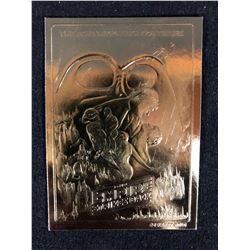 LIMITED EDITION Star Wars 23KT Gold Card Sculptured (THE EMPIRE STRIKES BACK)