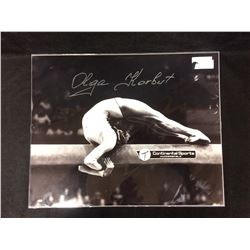 OLGA KORBUT SIGNED BLACK & WHITE  PHOTO (16" X 20")