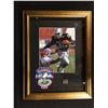 Image 1 : MARCUS ALLEN FRAMED PHOTO W/ SUPER BOWL PATCH & REPLICA SUPER BOWL RING