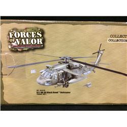 FORCES OF VALOUR COMBAT PROVEN MACHINES U.S UH-60 BLACK HAWK HELICOPTOR 1:48 SCALE