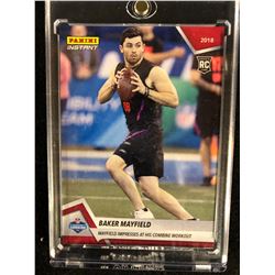 BAKER MAYFIELD 2018 Panini Instant #6 ROOKIE CARD