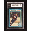 Image 1 : 1979-80 O-PEE-CHEE #18 WAYNE GRETZKY ROOKIE CARD ( A AUTHENTIC) KSA GRADED FIRST PRINT