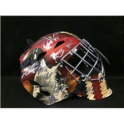 Arizona Coyotes Full-Size Goalie Mask Signed by (23)