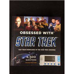 Obsessed With Star Trek by Chip Carter Test Your Knowledge Of Star Trek Universe (Hardcover)