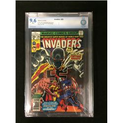 1978 INVADERS #29 (MARVEL COMICS) 9.6 GRADED CBCS